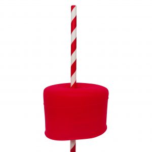red sippy lid