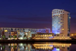 reflection-of-Clayton-Hotel-Limerick-in-River-Shannon