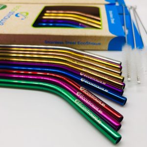 Coloured Stainless Steel Straws