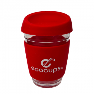 Glass EcoCup Red