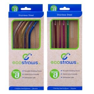 ecostraws coloured