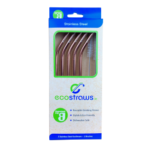 copper stainless steel straws
