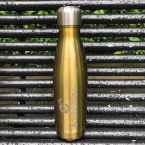 reusable bottle gold